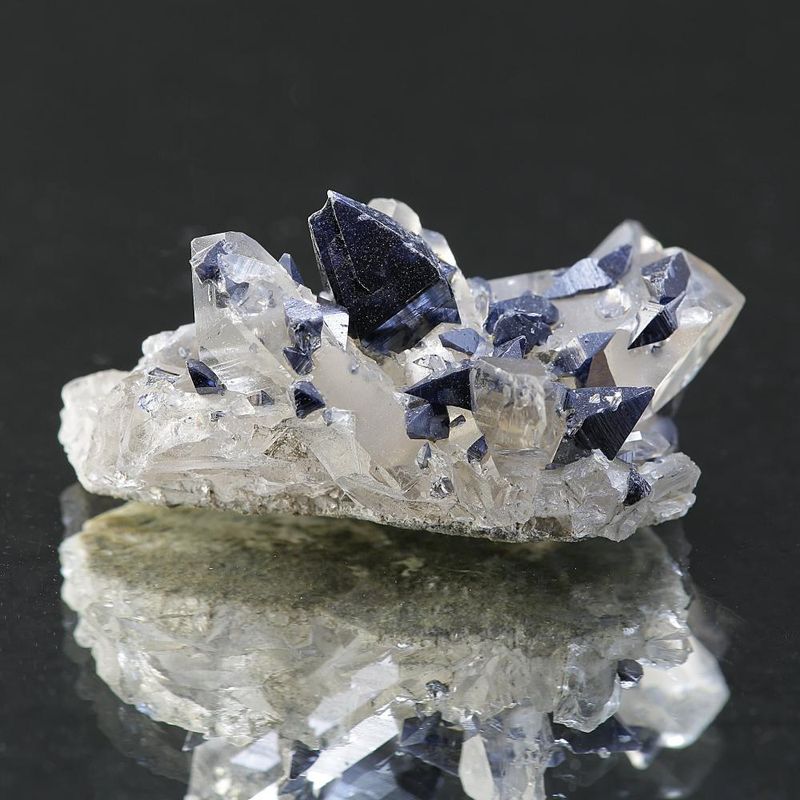 Anatase on Quartz from Hardangervidda, Norway